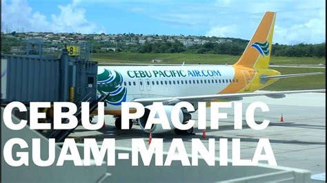 cebu pacific guam to manila.